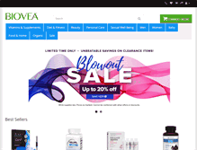Tablet Screenshot of biovea.co.za
